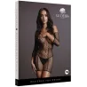 Le Désir Robe sexy Duo Net Sleeved Noir